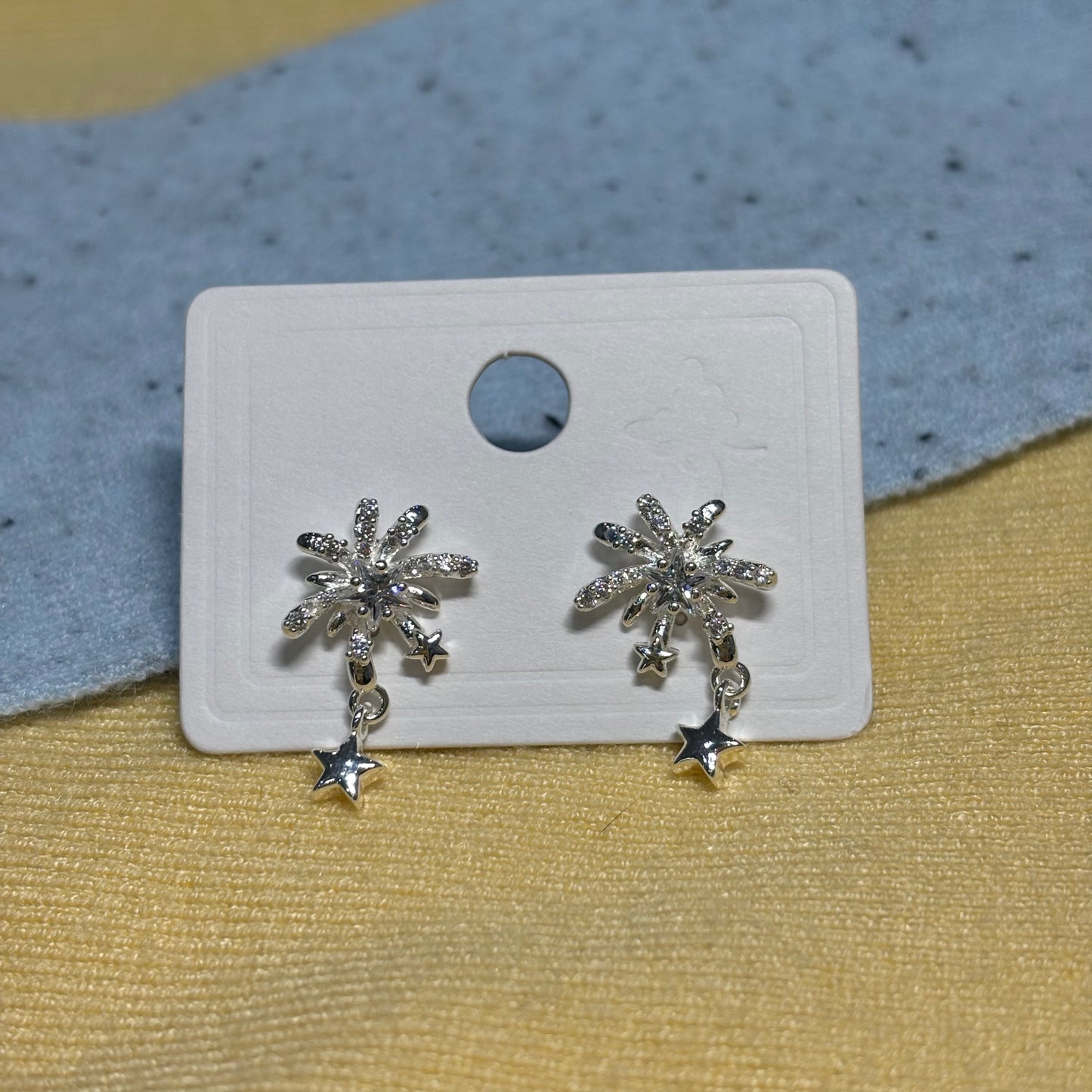 firework star stud earring